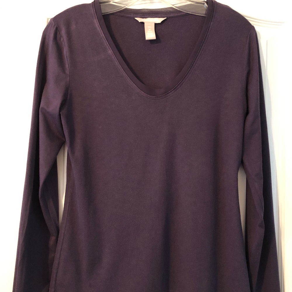 Banana Republic Purple Top  Size Medium  EUC